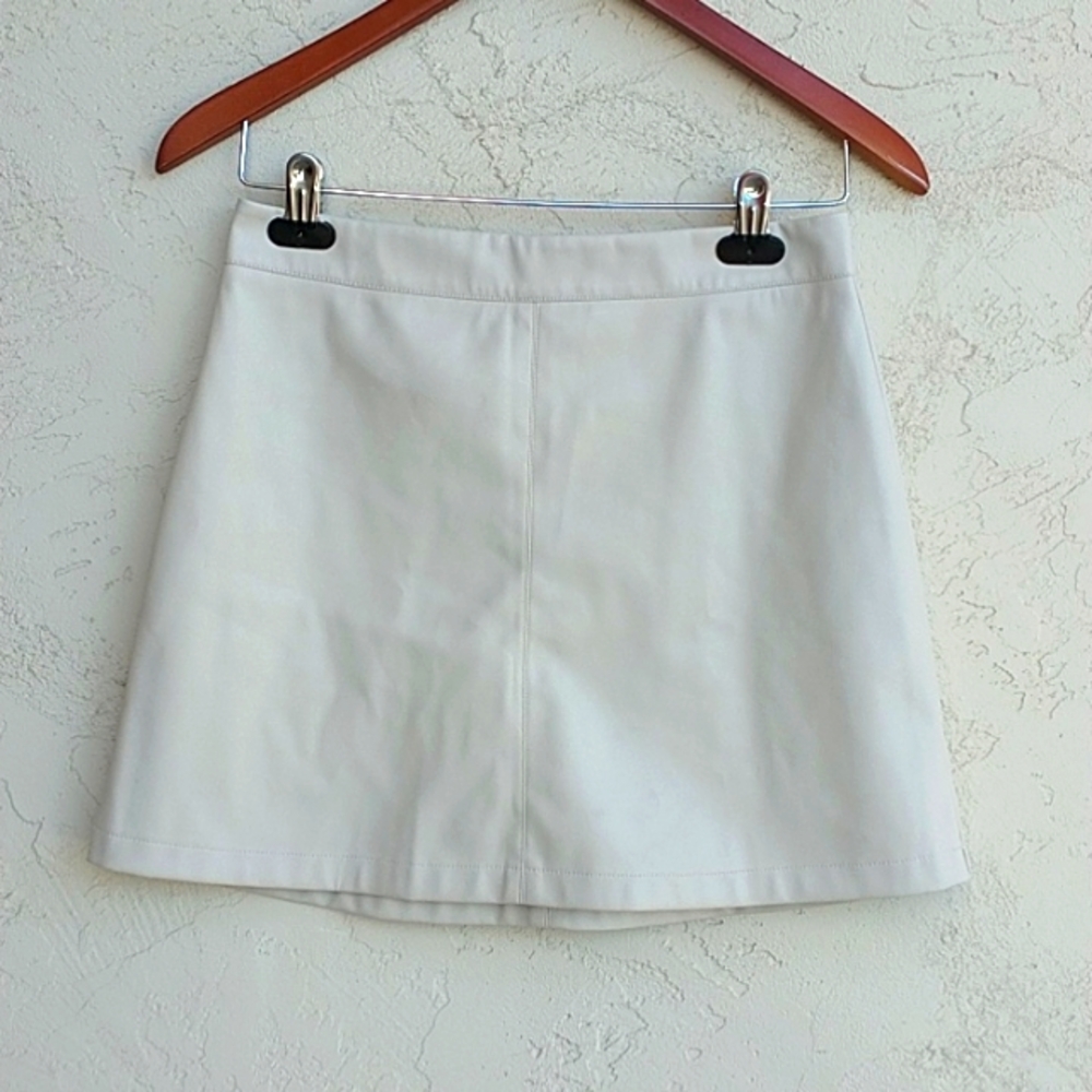 BB DAKOTA by STEVE MADDEN Faux Leather A-Line Mini Skirt Size 2